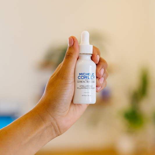 Michele Corley Hyaluronic Plumping Serum | Bare Complexion Acne & Skincare in Ventura, CA