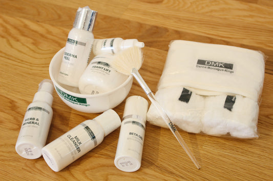 Dmk foamy lift kit available to purchase at bare complexion acne and skincare in ventura ca 