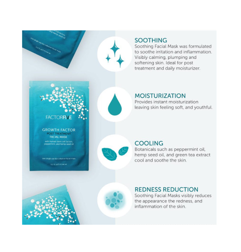 FactorFive Growth Factor Post-Treatment Facial Mask | Bare Complexion Acne & Skincare in Ventura, CA