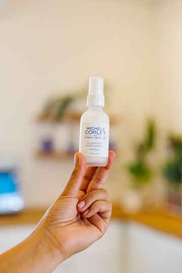 Michele Corley Clarifying moisturizer | Bare complexion acne and skincare | Ventura, California 