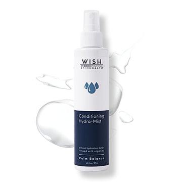 Wish Conditioning Hydra-Mist bottle on a white background